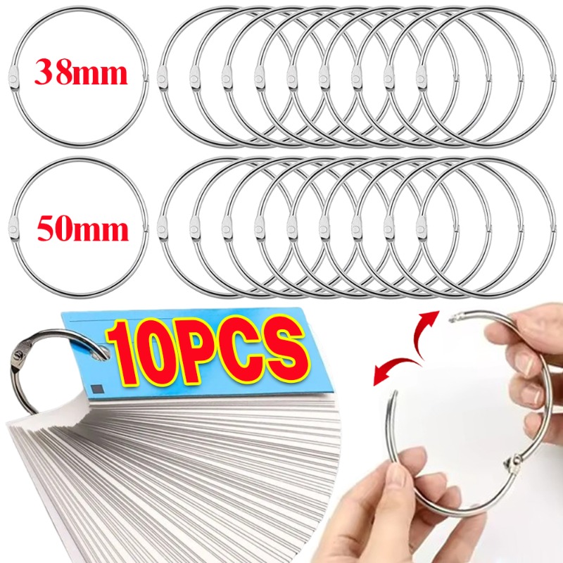 Photography Paper - 1-10PCS Metalen Ringband Boek Ring Fotoalbum