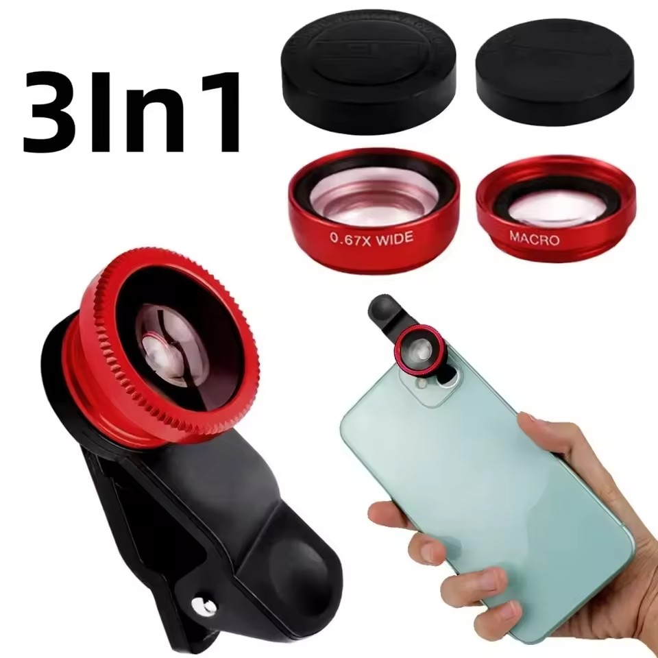 Photography Xiaomi - 3-in-1 Mobiele Telefoon Fisheye Lens 0.67X