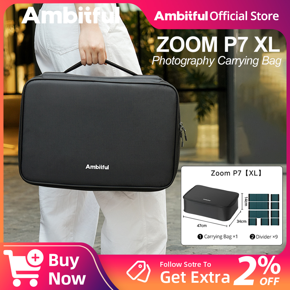 Photography Pro - Ambitful ZOOM P7II XL Fotografie Opbergtas