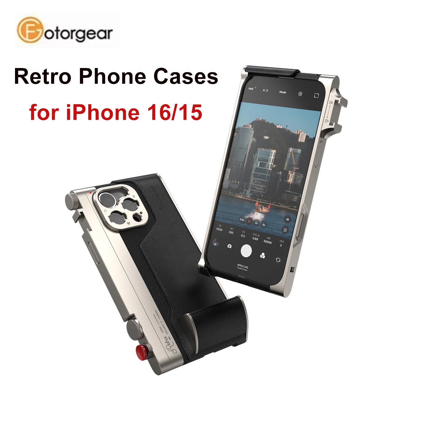 Photography With Iphone 15 - Fotorgear Retro Professionele Fotografie Kits T
