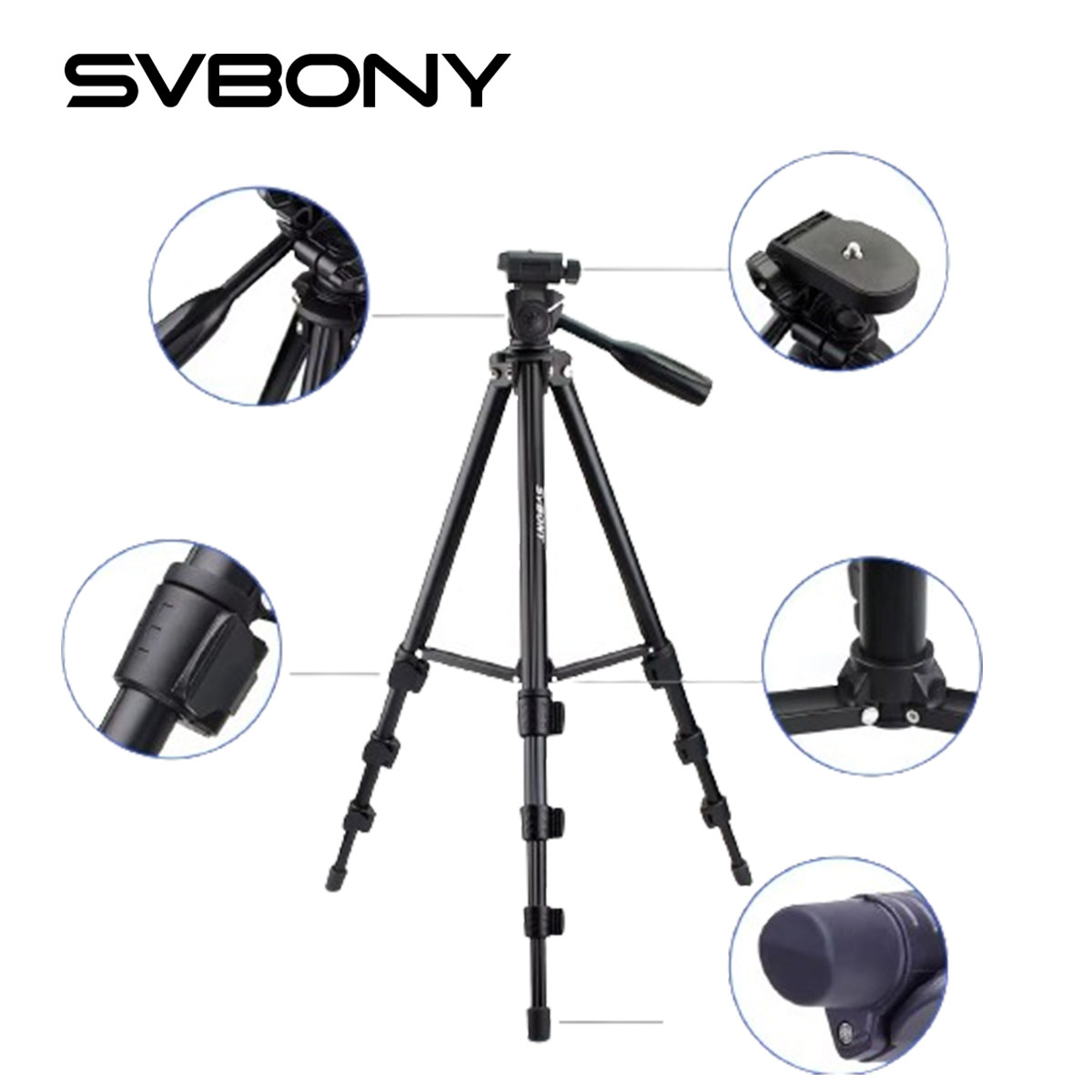 Photography Pro - Svbony Sv101 Fotografie Universeel Statief Verstelbaar