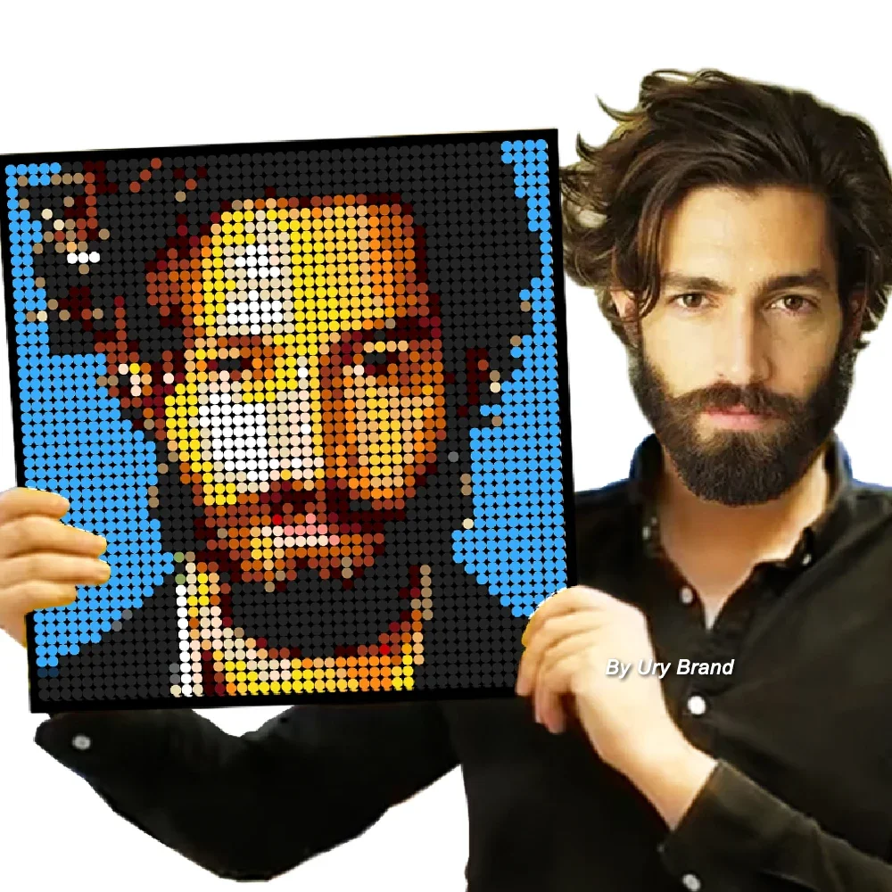 Photography Architecture - Pixel Art Aangepaste foto Persoonlijk portret