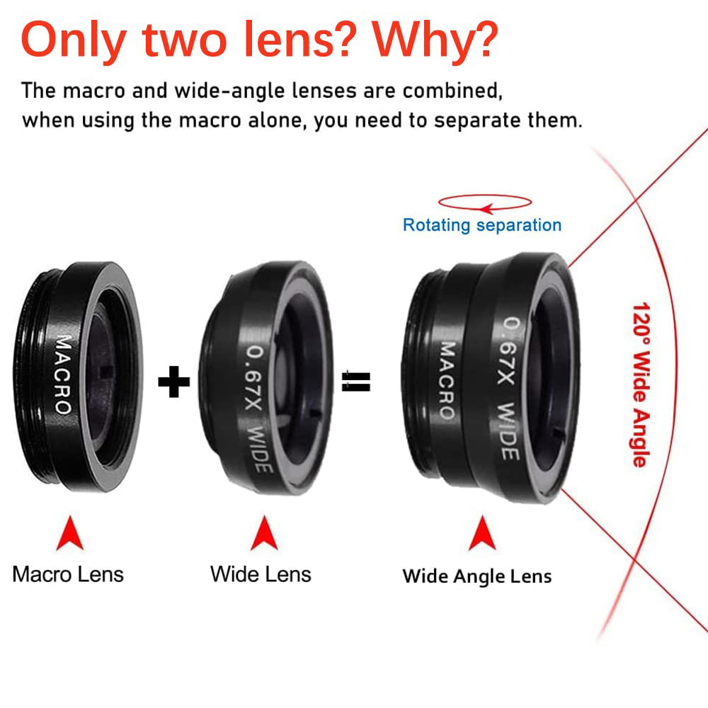 Universele 3-in-1 fisheye lens - Photography Xiaomi recensie en prijs