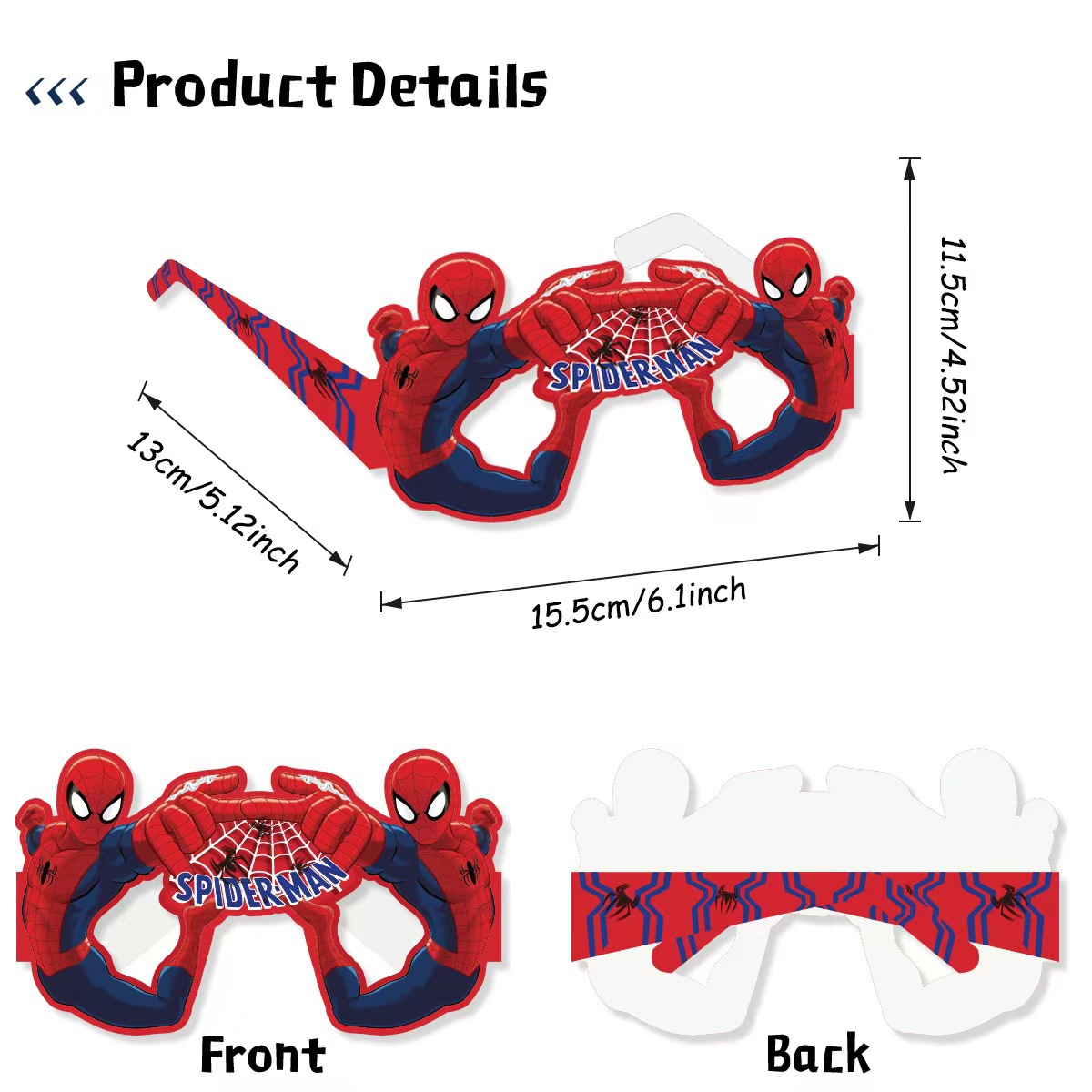 8PCS Spider-Man Papier Milieuv - Photography Paper recensie en prijs