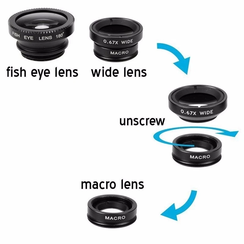 3-in-1 Fisheye Groothoek Micro - Photography Xiaomi recensie en prijs